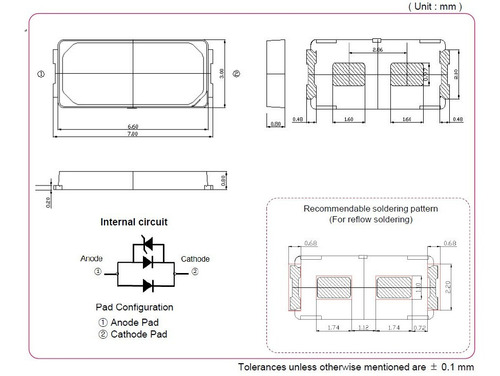 Imagen 3 de 9 de Led Smd Tv Pantalla 7030 6v Compatible Con LG Samsung Otros