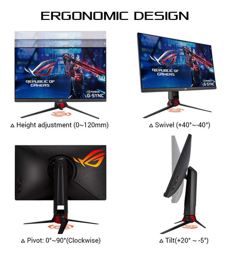 Monitor Asus Rog Strix Xg279q 27 Hdr Gaming Monitor, 1440p
