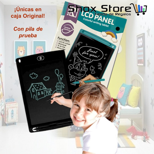 Pizarra Magica Tablet Lcd Original Dibuja Y Borra Infantil