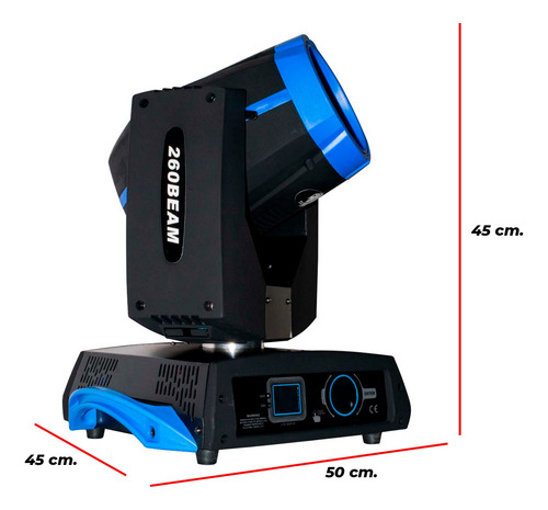 Cabeza Móvil Beam 9r 260w + Case Litogobos Arcoiris 2pz