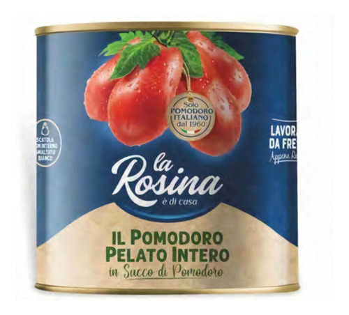 Pomodori Pelati Tomate Pelado Entero Lata X 2.55 Kg