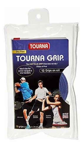 Tourna Grip Grip Original Dry Feel Tenis (10 - Roll Pack).