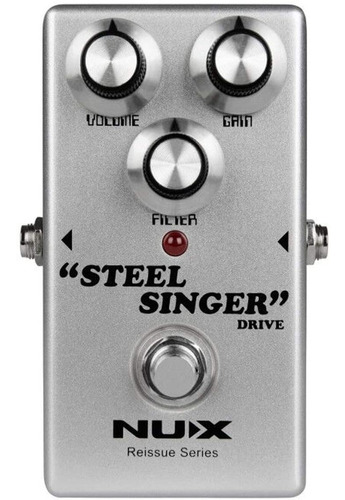 Pedal De Efecto De Guitarra Overdrive Nux Steel Singer Drive