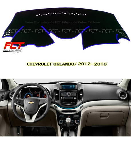 Cubre Tablero Chevrolet Orlando 2012 2014 2015 2016 2017 Fct