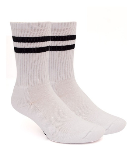 Medias Oliver Socks Deportivas Urbanas White & Black Classic