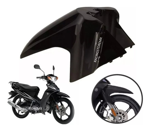 Salpicadera Delantera Lodera Yamaha Crypton 110 Negro