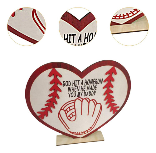 Señal De Madera De Béisbol Señal Del Día Con