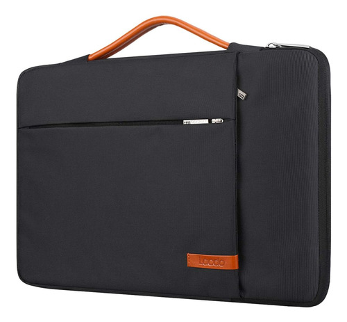 Funda Para Laptop Lacdo Negro, 16'' Con Asa Y Bolsillo