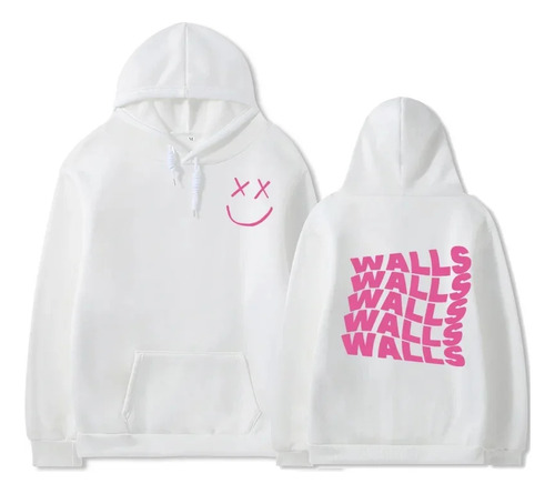 Sudadera Con Capucha Louis Tomson Smiley Face Para Hombre, Unisex
