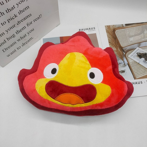 Imagen 9 de 10 de Calcifer Muñeco Peluche Juguete Regalo Para Niños 24cm