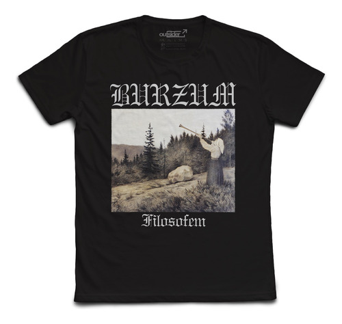 Remera Burzum Filosofem. Tienda Outsider