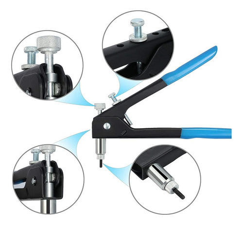 Kit Remachadora Tuerca 86 Pcs, M3 A M8 Remache Ciego