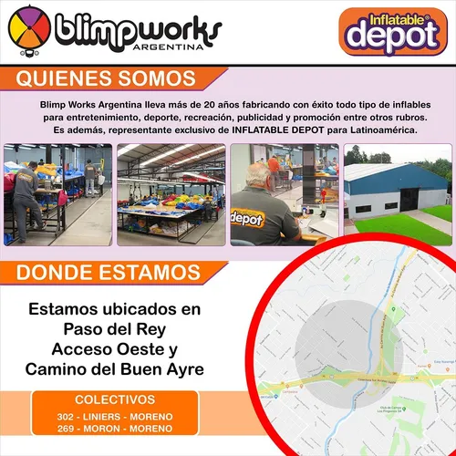 Inflable Combinado C/ Tobogan Y Obstáculos (cod 209)
