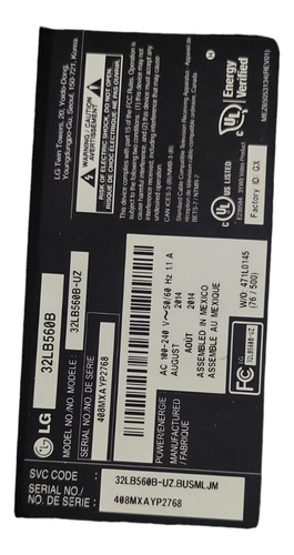 Main Lg 32lb560b (Usado)