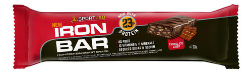 Iron Bar 3.0 - Sportlab, Barra Proteica (72 Gr) Sabor Chocolate