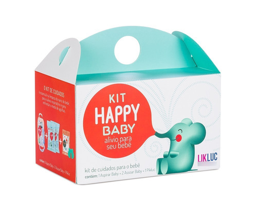 Kit Happy Baby Likluc Aspirar Baby + 2 Assoar Baby + Pikluc