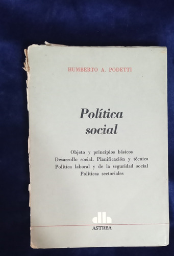 Política Social. Humberto A. Podetti