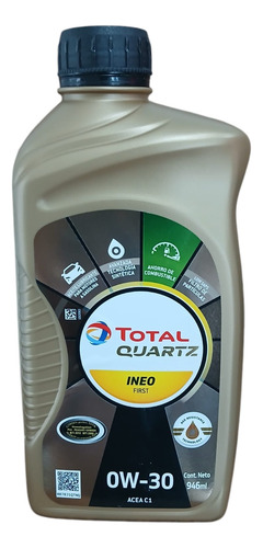 Aceite 0w30 Total Quartz Ineo, 6 Pzas.