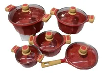 Comprar Olla Valeska - Vl-super-12st Roca Volcanica 12 Pcs Color Rojo