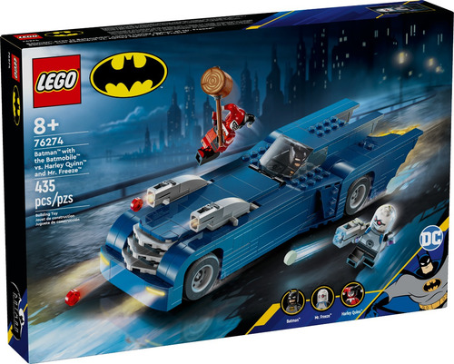 Lego Dc Batman com Batmobile Vs Harley Quinn e Freeze 76274