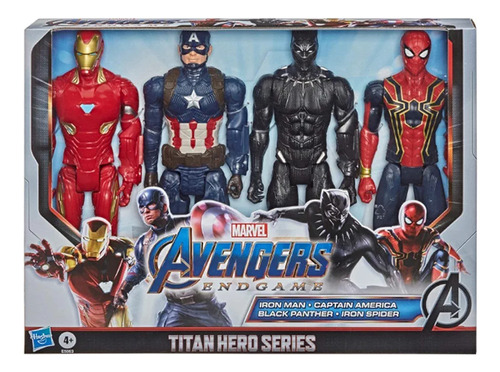 Muñecos Avengers Spiderman Capitan Pantera Ironman Original