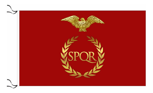 Bandera Imperio Romano Occidental Spqr 30 X 45cm
