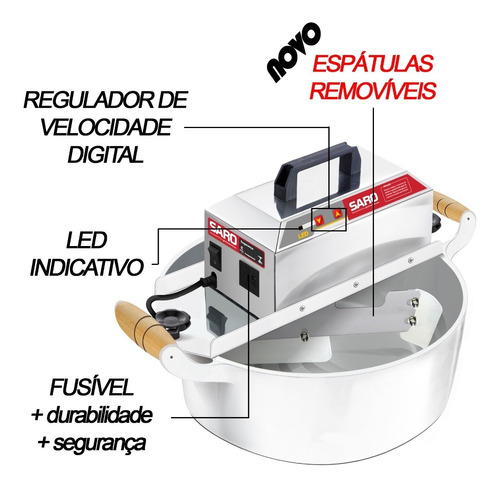 Panela Misturadeira Automática 4l - Compra C/ Desconto
