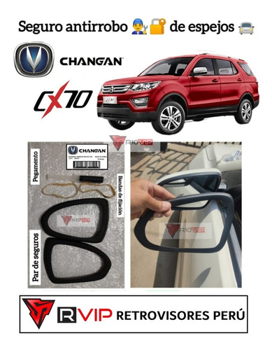 Seguro  De Espejos Para Changan Cx70 Envio Gratis