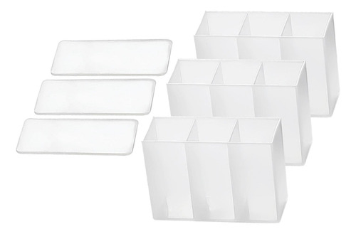 2 Caja De Almacenamiento De Cosméticos 2x3 Uds, 2 Piezas