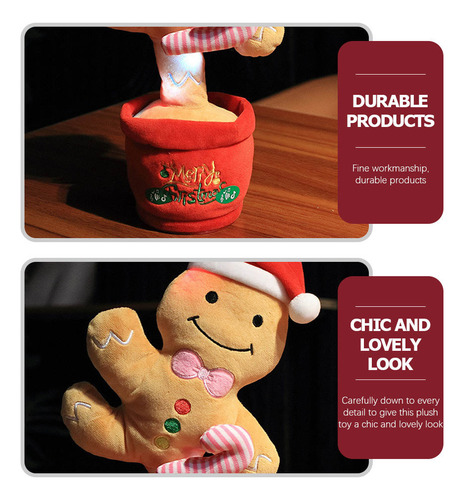Juguete De Peluche De Navidad Juguete Para Cantar En Navidad