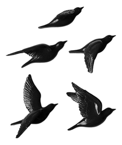 5x Decoración De Pájaros, Adorno Colgante, Escultura,