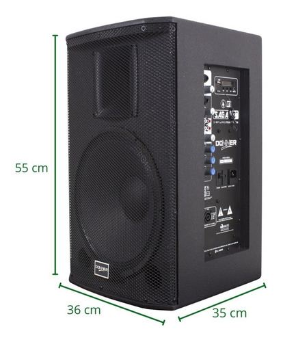 Kit Saga 12 Ativa Passiva 380w Mesa De Som Microfone S/ Fio