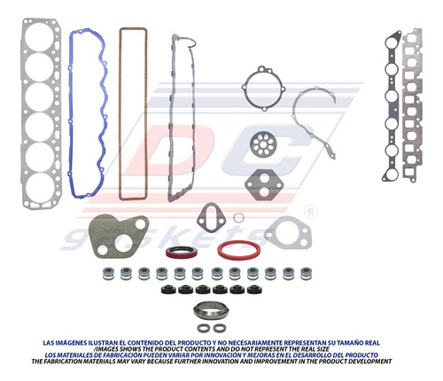 Juego De Empaques Ford Pk-up F150 6l 300 4.9 91-97