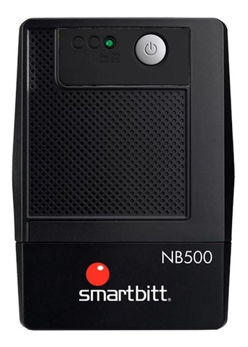 Imagen 1 de 4 de UPS regulador de voltaje Smartbitt Smart Interactive SBNB500 500VA entrada y salida de 120V CA negro