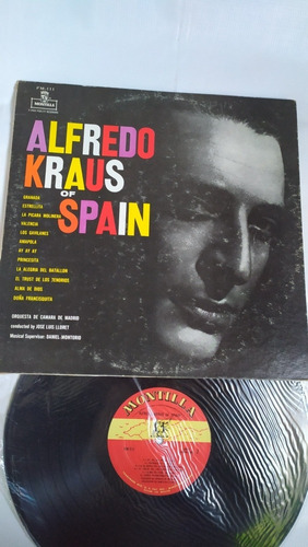 Alfredo Kraus Of Spain Disco De Vinil Importado Usa Original