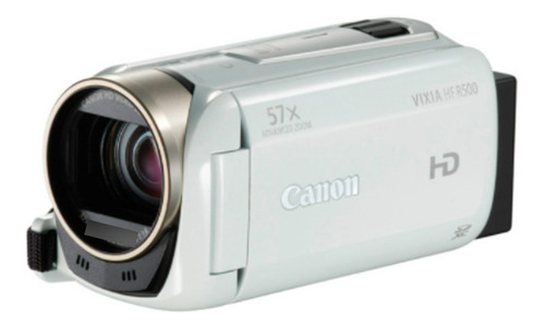 Cámara De Video Canon Vixia Hf R500 Full Hd Ntsc Blanca ++++