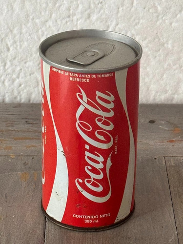 Antigua Lata Coca Cola Años 60s Cerrada N (Usado)