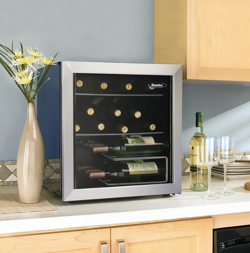 Cava Enfriador De Vinos Para 17 Botellas Danby Dwc172blpdb