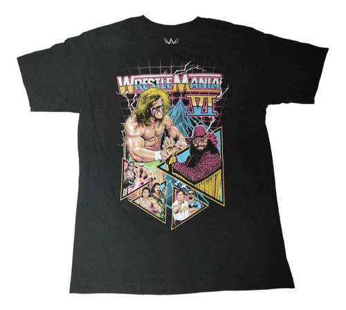 Playera Wwe Wrestlemania Vi Talla M Warrior Macho Man 