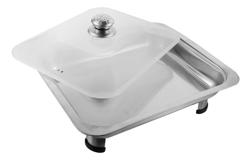 Sartén Para Asar Pescado Con Tapa De Acero Inoxidable,