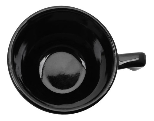 Imagem 8 de 8 de Conjunto Jogo 6 Mini Canecas Café Xícaras Cerâmica Black