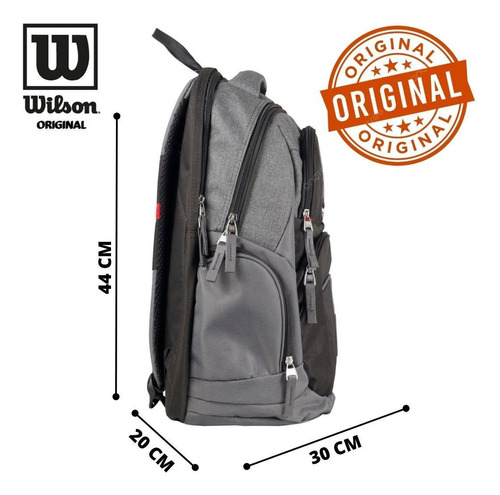 Mochila Wilson Esportiva Notebook 15.6 Preta 30l