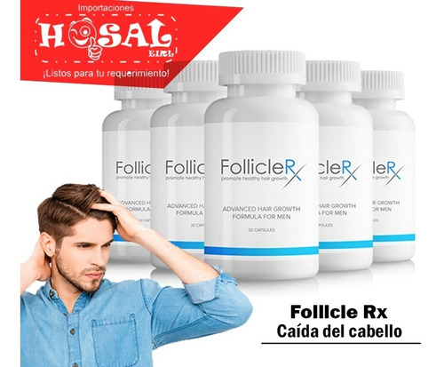 Tienda -60 Capsula Follicle Rx Caída Cabello Calvicie- Hosal