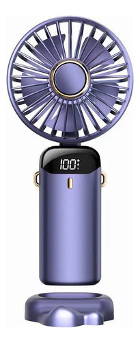 Ventilador Plegable De Mano Aromaterapia Pantalla Digital