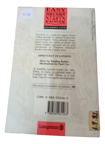 Libro Dino's Day In London (Usado)