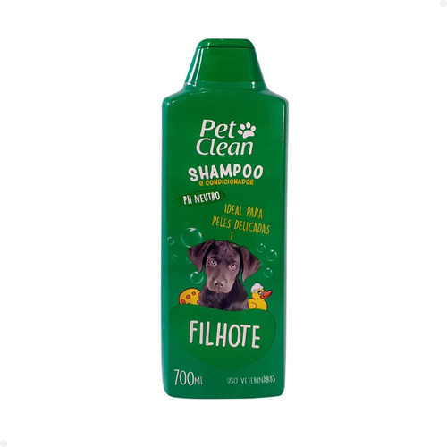 Shampoo E Condicionador Banho Cães E Gatos Pet Clean 700ml