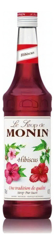 Xarope Monin Hibisco 700ml Original  Drinks Café Sodas O Sabor Hibisco