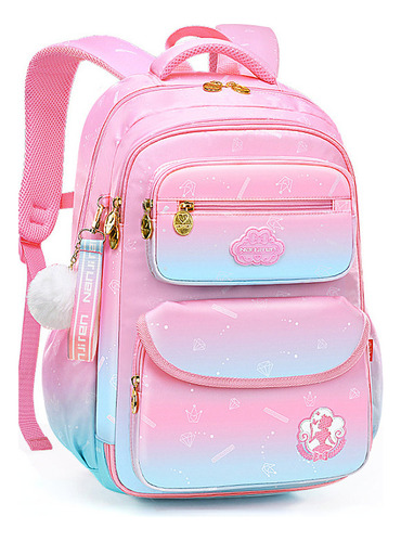 Mochila Infantil Ultra Light School Gradient Para Meninas