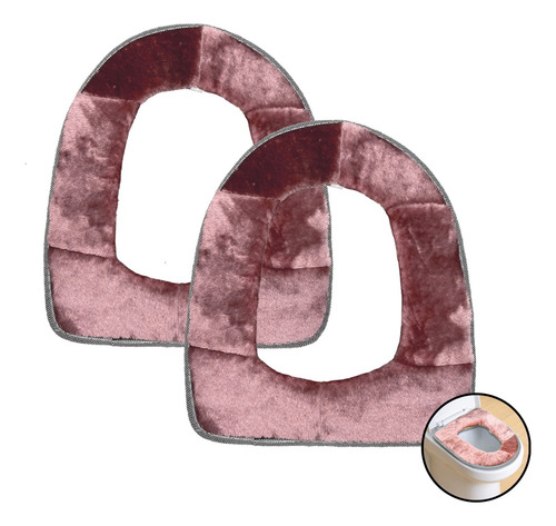 Pack X2 Funda Asiento Para Inodoro Cubierta Asiento Wc