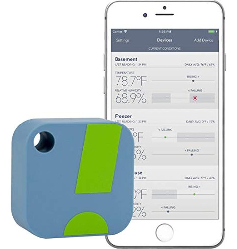 Termómetro / Higrómetro Inalámbrico Sensorpush Para Iphone /